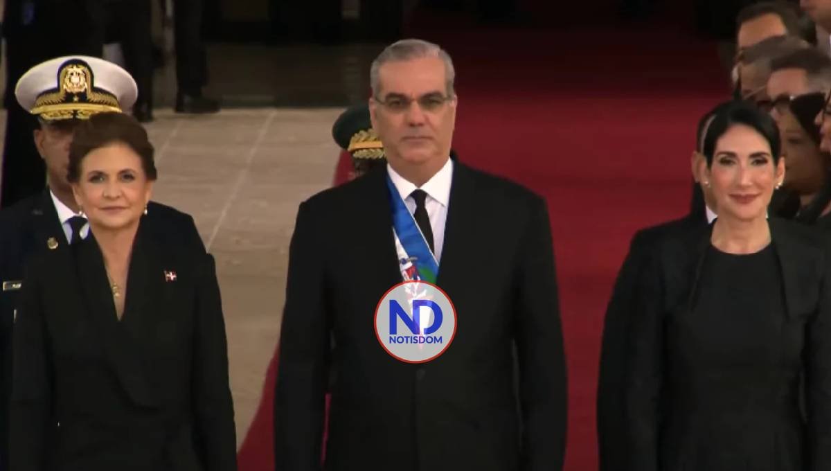 Presidente Luis Abinader llega al Congeso Nacional para rendición de cuentas 2025