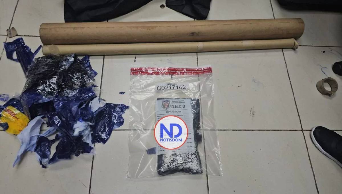 DNCD ocupa rollos de telas con cocaína camuflada en su interior