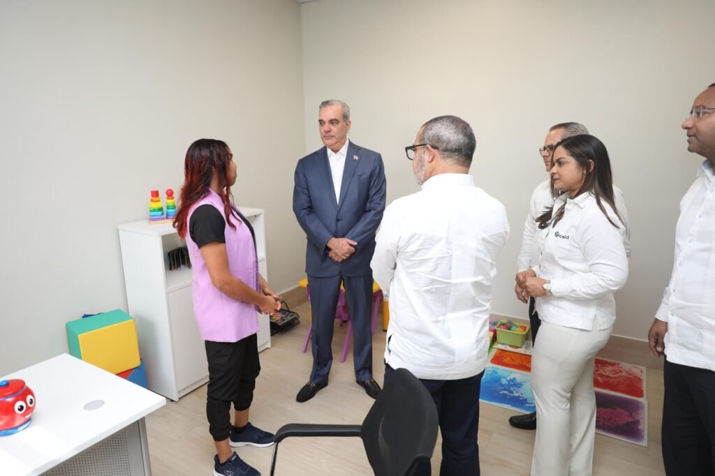 La UITT abinader 1 Gobierno inaugura centro para atención temprana de niños y niñas con autismo