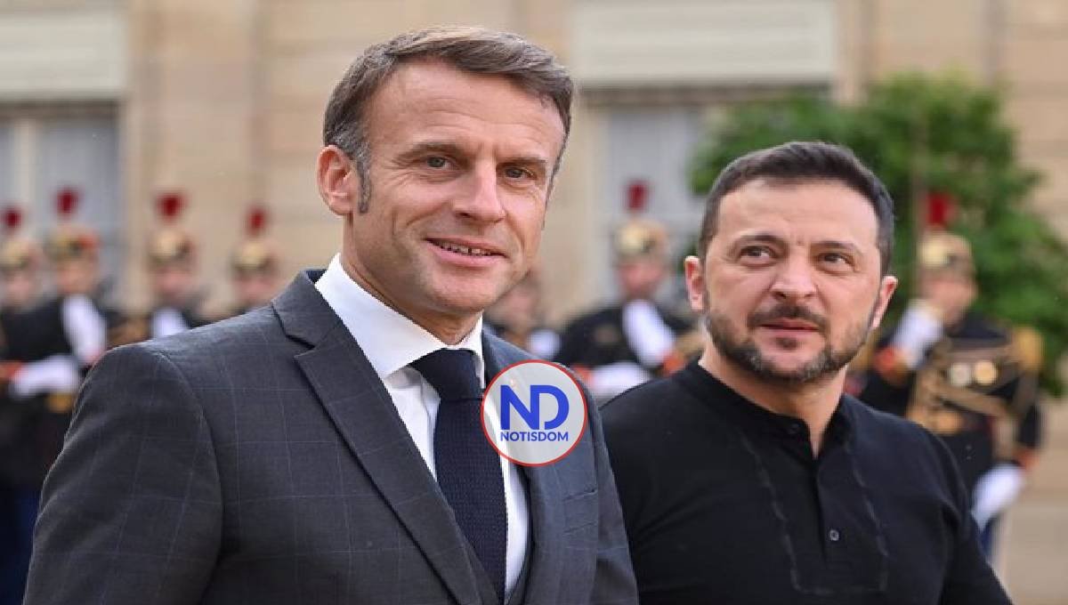 Macron aborda con Zelenski «fin justo de la guerra»