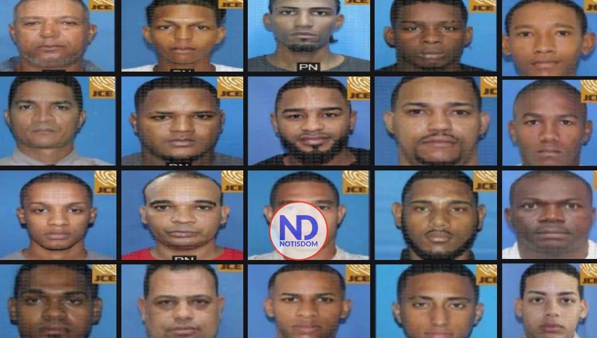 Conozca los 20 prófugos más buscados en Santo Domingo