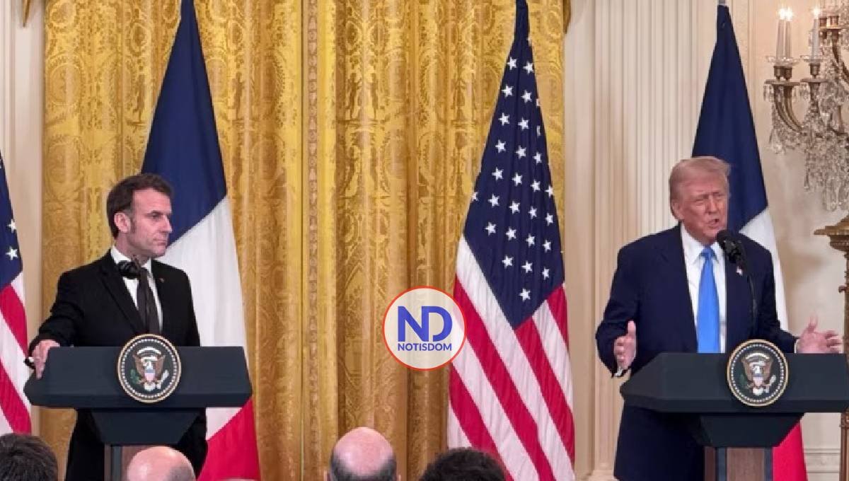 Trump y Macron discuten plan para fin de guerra en Ucrania