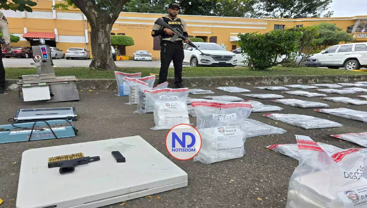 Desmantelan centro de empaque y distribución de drogas en Santiago 2 Desmantelan centro de empaque y distribución de drogas en Santiago