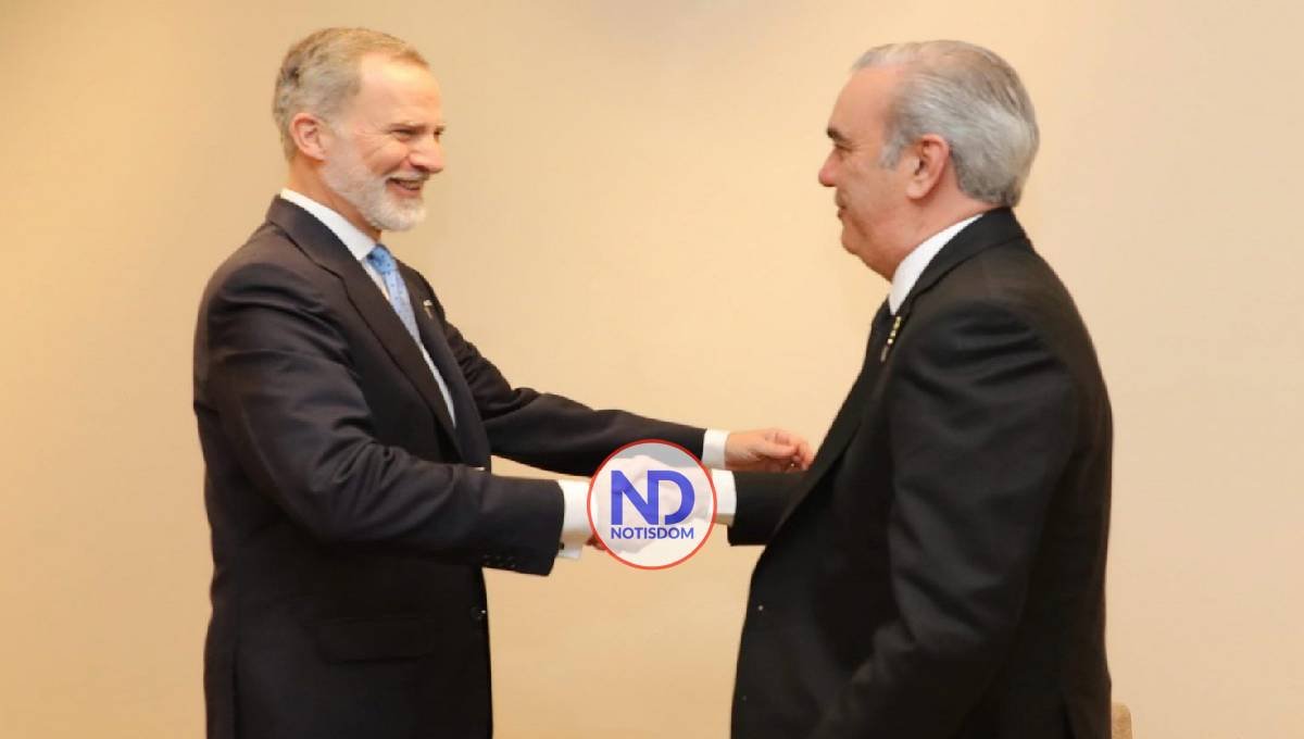 Abinader se reunió con otros mandatarios y el Rey de España