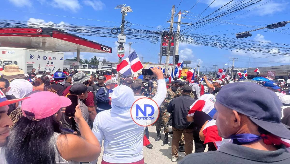 ¿Qué pasó en la marcha en Hoyo de Friusa?