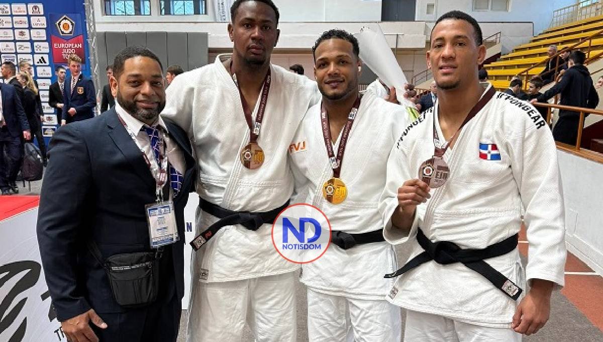 RD conquistan un oro y tres bronces en Copa Europea Judo