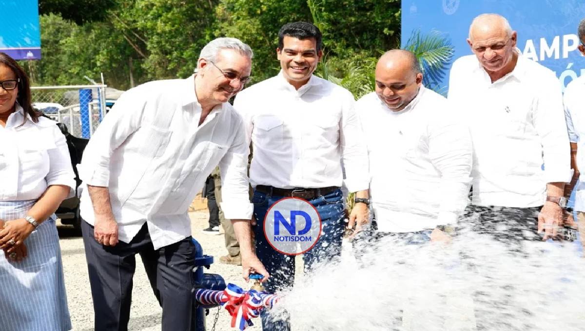Inauguran ampliación del acueducto Maimón con una inversión de RD$446 Millones