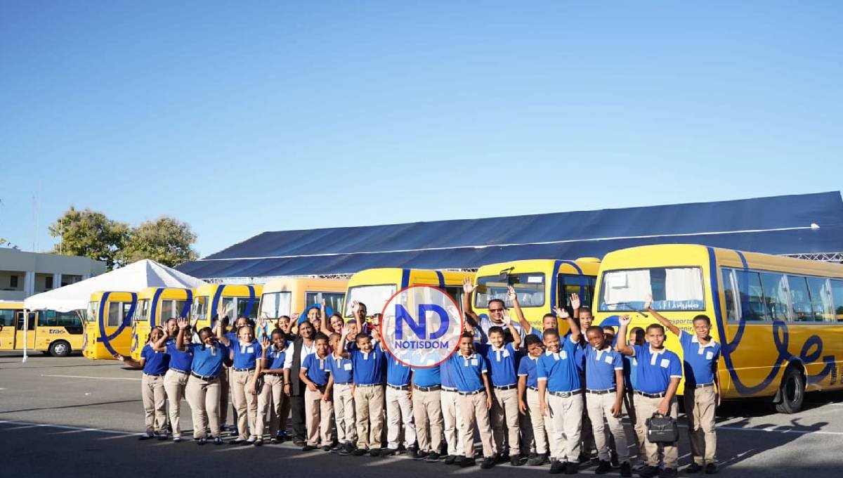 Transporte escolar ha tenido alto impacto social en Dominicana