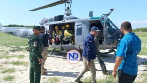 La Fuerza Aérea apoya operaciones para extinguir el incendio forestal en Cap Cana