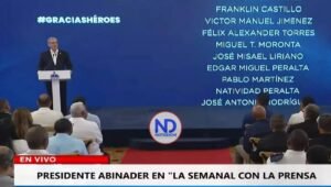 Abinader anuncia condecorarán equipos de rescate de la tragedia Jet Set