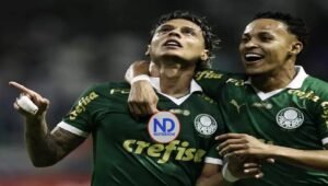 El colombiano Ríos de cabeza le da el triunfo al Palmeiras