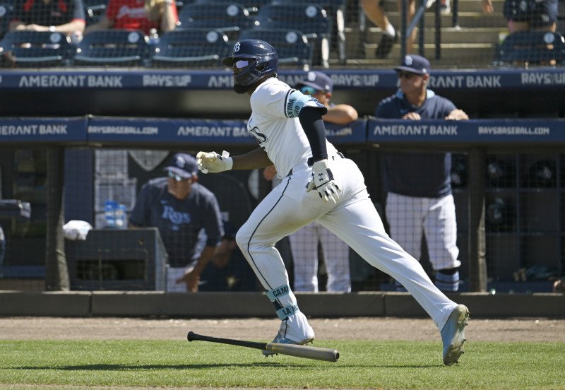 Junior Caminero 5 Junior Caminero pega jonrón y empuja tres en triunfo de Rays