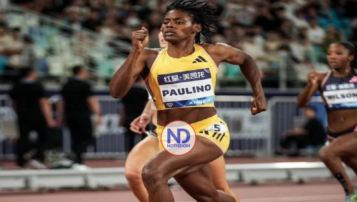 Velocista dominicana Marileidy Paulino llega tercero Slam Track