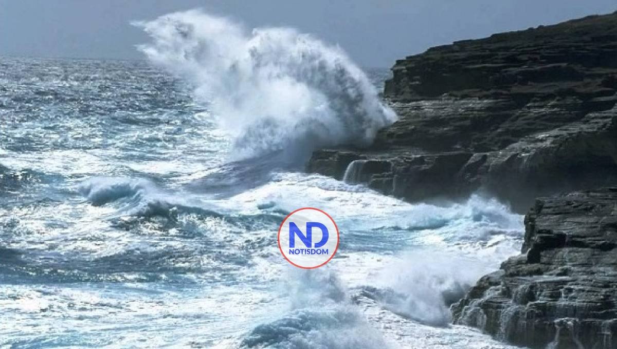 Debido a oleaje peligroso, hay tres provincias de RD en alerta