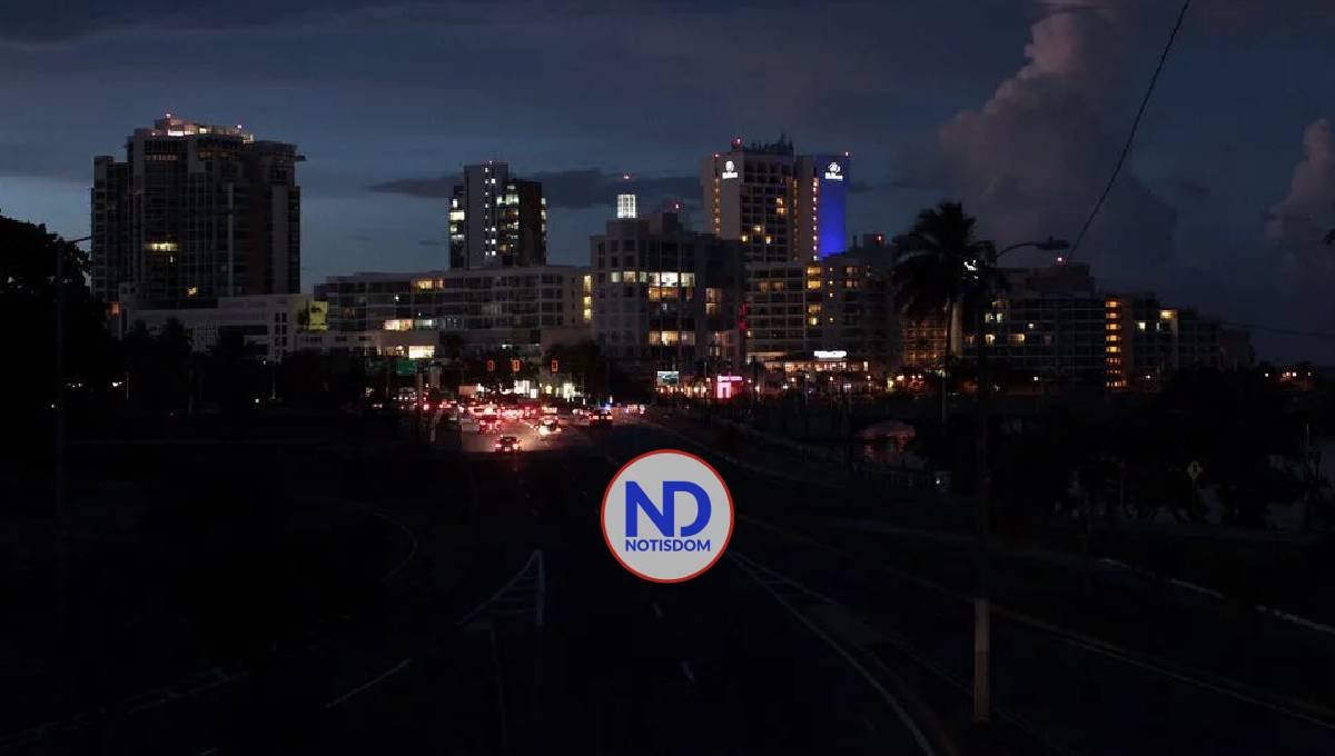 Más del 20 % de Puerto Rico se queda a oscuras por un nuevo apagón