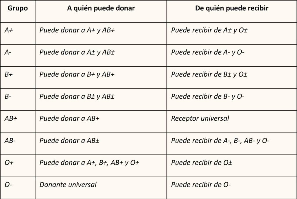 TIPOS DE SANGRE 1 Guía completa sobre los tipos de sangre y su compatibilidad