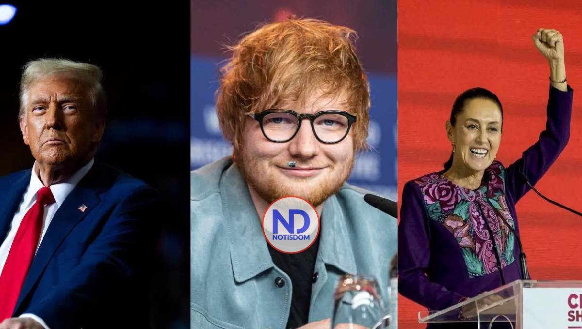 Trump, Sheinbaum y Ed Sheeran, entre personas más influyentes de 2025