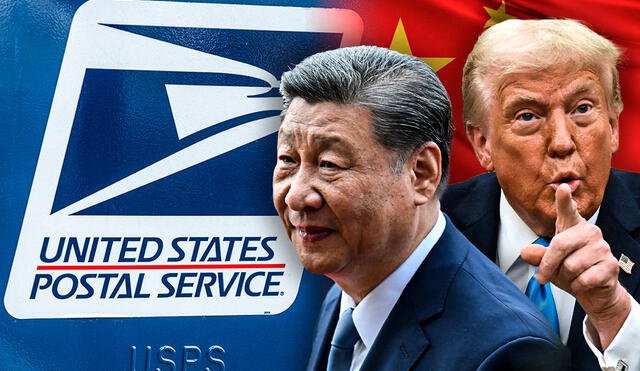 Xi Jinping y Donald Trump 3 Hong Kong suspende el servicio postal a los EEUU