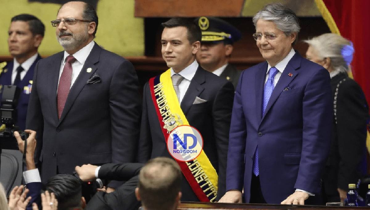 Daniel Noboa jura presidente de Ecuador para el período 2025-2029
