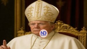 Trump publica foto vestido de ¨papa¨ tras decir que sería un buen pontífice