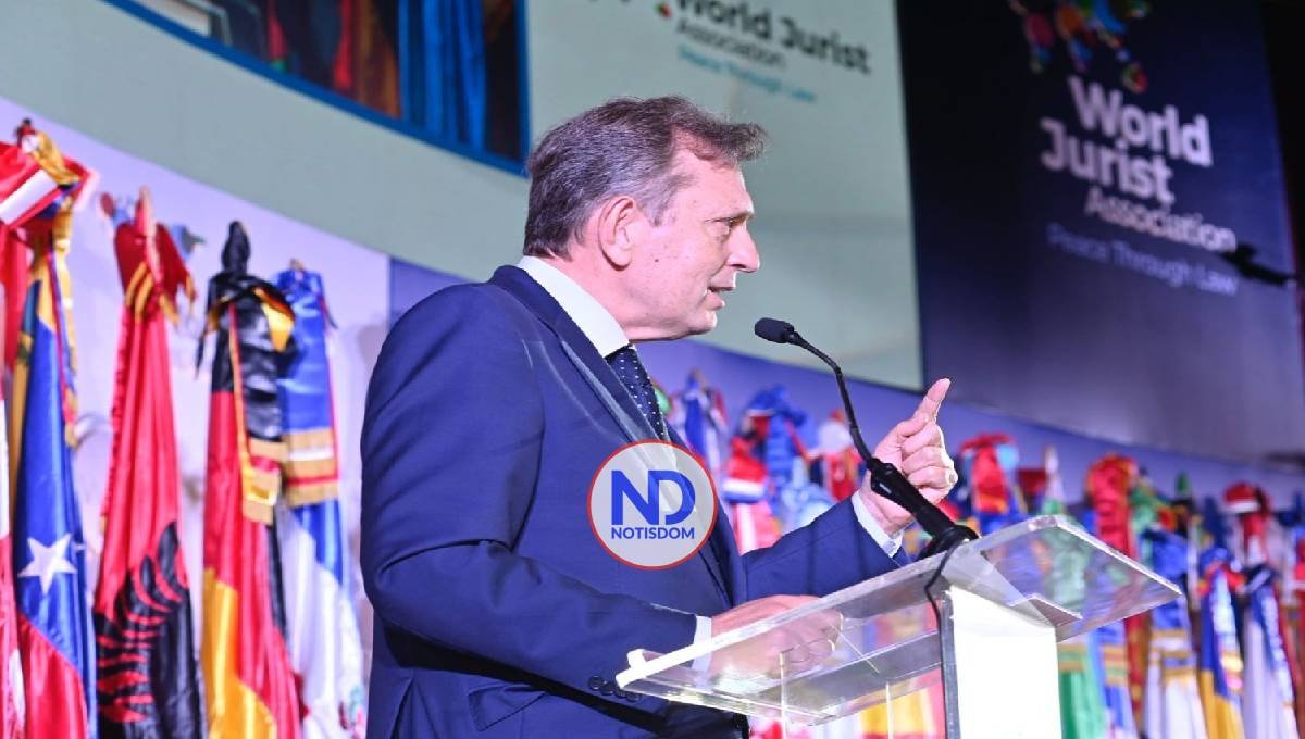 Presidente de la World Jurist Association resalta fortaleza de la democracia dominicana