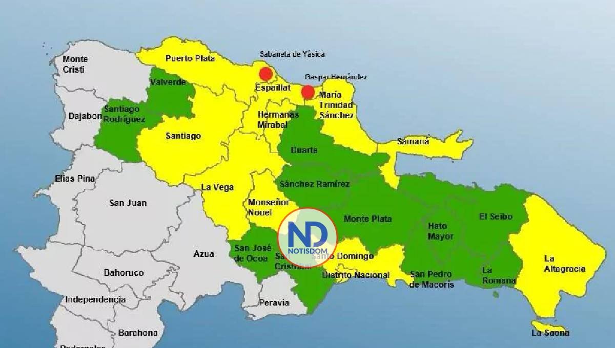 Elevan a 11 las provincias en alerta verde, nueve en amarilla y dos en roja por incidencia de una vaguada