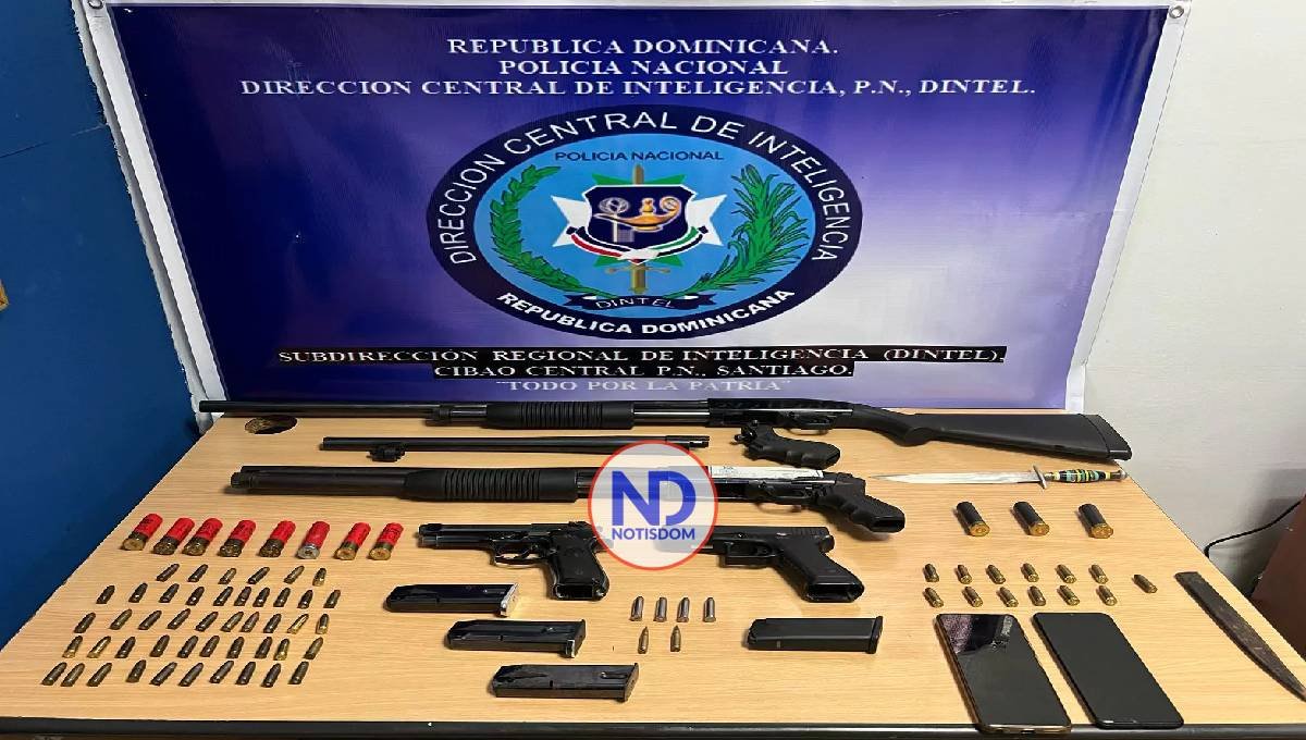 Incautan armas ilegales, drogas y máquinas tragamonedas en Santiago 2 Incautan armas ilegales, drogas y máquinas tragamonedas en Santiago