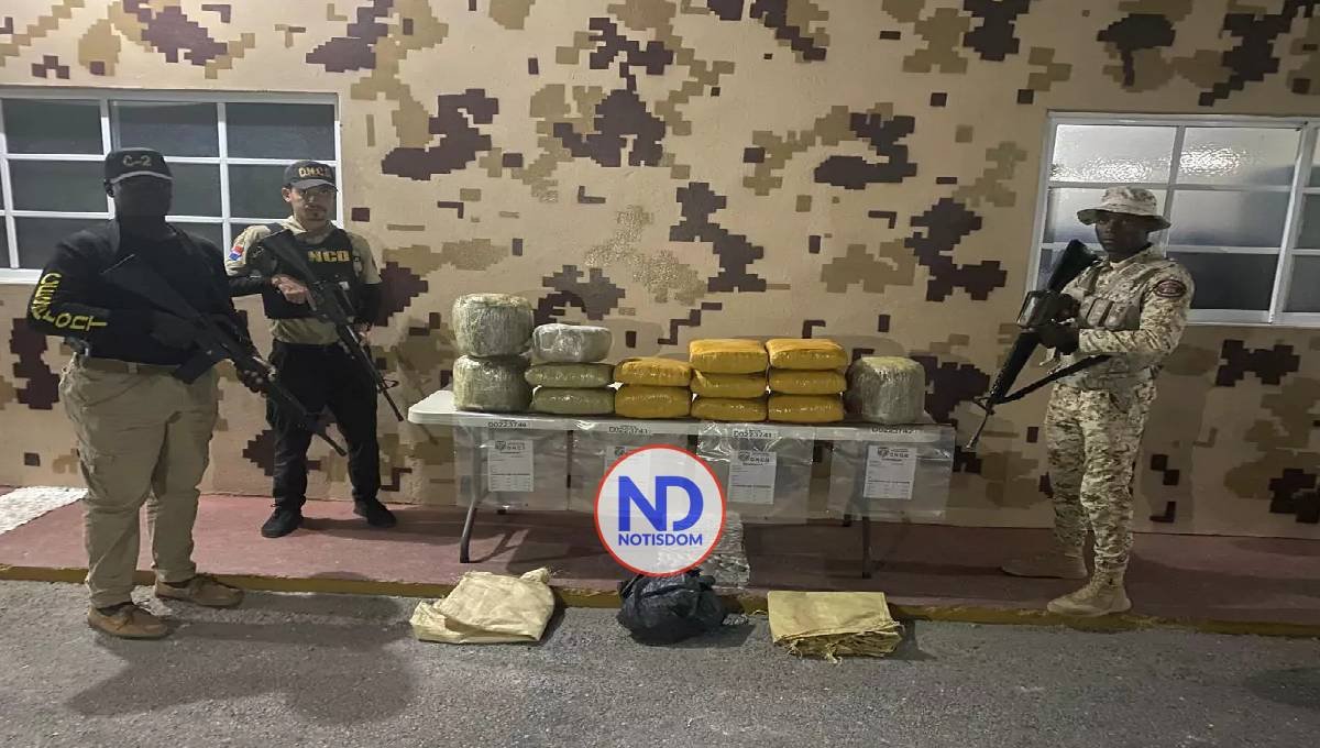 Decomisan 135 libras de un vegetal que se presume es marihuana