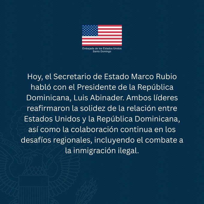 Luis Abinader y Marco Rubio conversan con sobre temas migratorios y regionales 3 migratorios y regionales Luis Abinader y Marco Rubio conversan con sobre temas migratorios y regionales