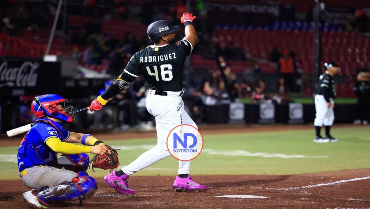 Aderlin Rodríguez conecta dos HR, incluyendo un gran slam y llegó a 20 en México 2 Aderlin Rodríguez conecta dos HR, incluyendo un gran slam y llegó a 20 en México