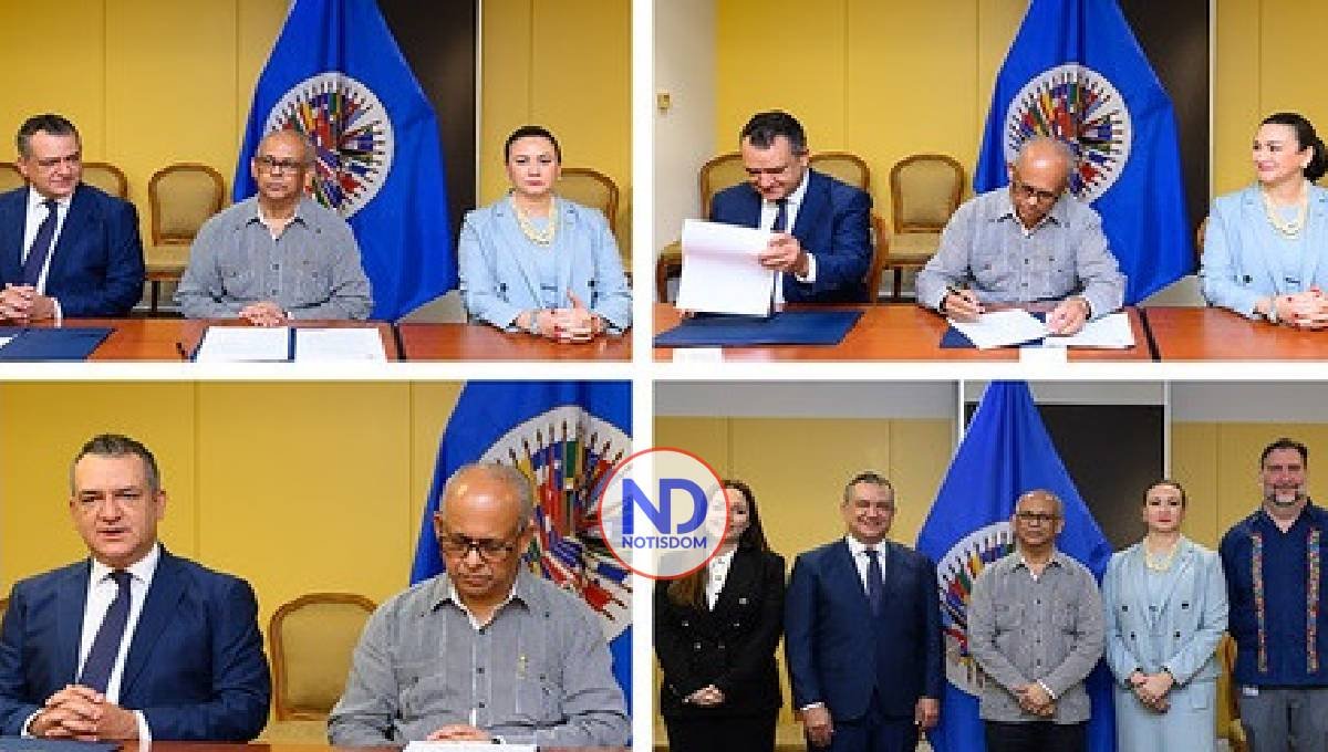 JCE y OEA firman acuerdo para establecer norma antisoborno 2 JCE y OEA firman acuerdo para establecer norma antisoborno