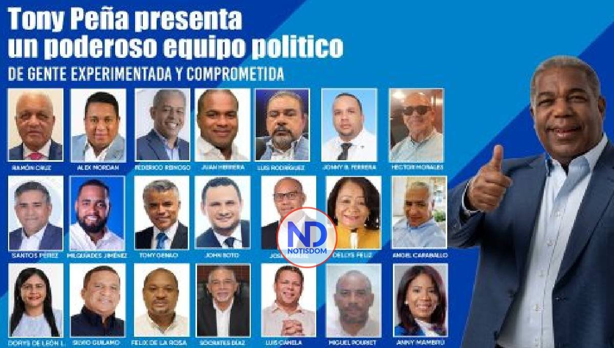 Hijo de Peña Gómez presenta su «equipo de campaña» electoral