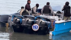 Ocupan 1,360 paquetes cocaína en lancha detectada cerca SPM