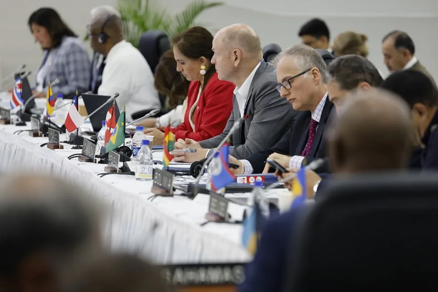 representantes de los paises miembros de la OEA Países OEA se comprometen a apoyar misión seguridad Haití