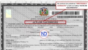 Desde hoy todas las actas tendrán formato único