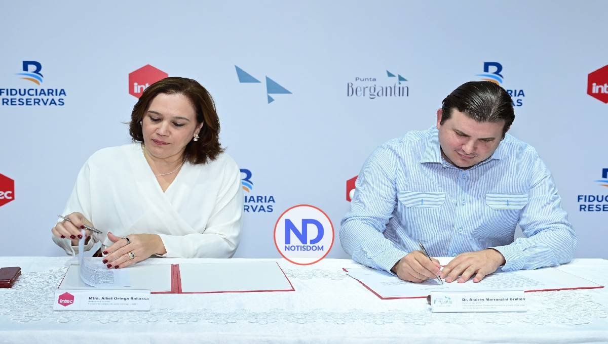 Punta Bergantín e Intec se comprometen a impulsarán desarrollo a favor de Villa Montellano