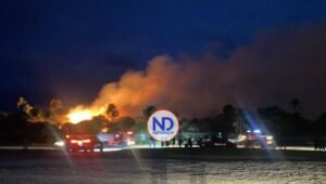 Fuego afecta área del complejo turístico Cap Cana, en este RD