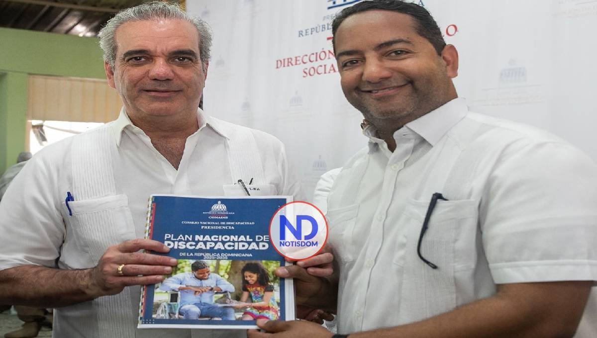Abinader recibe de Conadis el borrador del Plan Nacional de Discapacidad