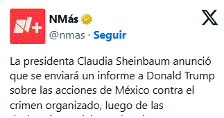 México y China dan enérgica respuesta al presidente Trump 5 NMAS México y China dan enérgica respuesta al presidente Trump