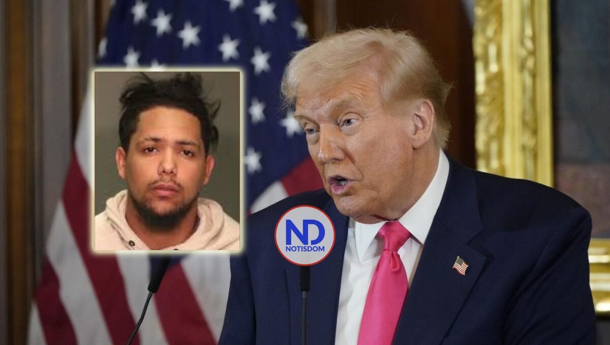 Trump califica de «monstruo» a inmigrante dominicano acusado de disparar a agente fronterizo en Nueva York