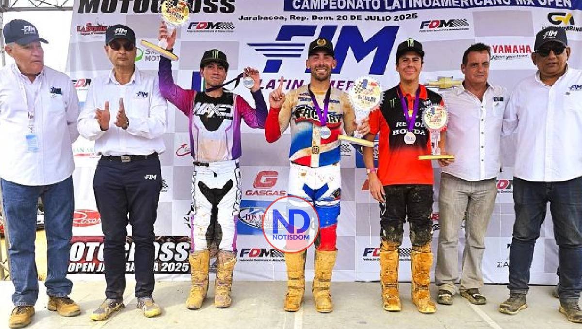 Dominicano Nogueras Jr gana Latinoamericano de Motocross