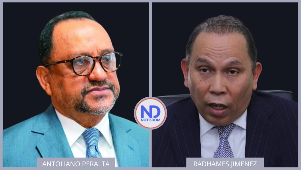 Antoliano Peralta a Radhamés Jiménez: «El Ministerio de Justicia nació de proyectos de la Fuerza del Pueblo»
