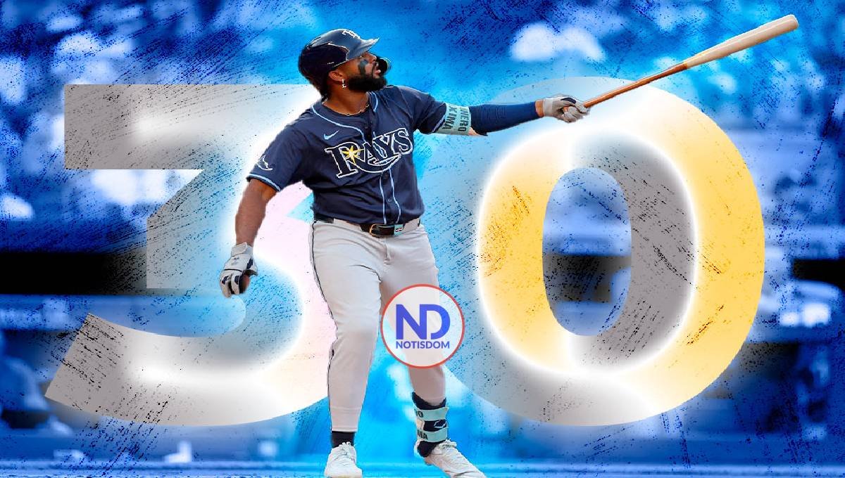 Junior Caminero la saca dos veces y es el primer dominicano con 30 jonrones