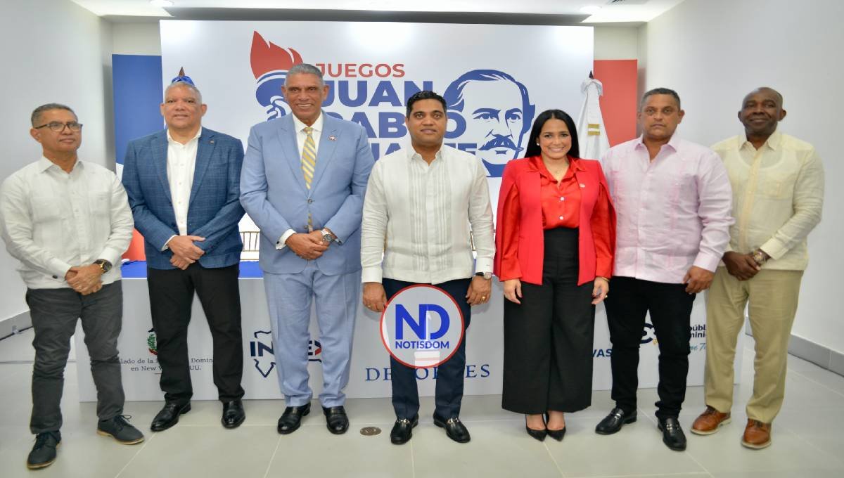 Ministro Kelvin Cruz anuncia Juegos Juan Pablo Duarte en Nueva York