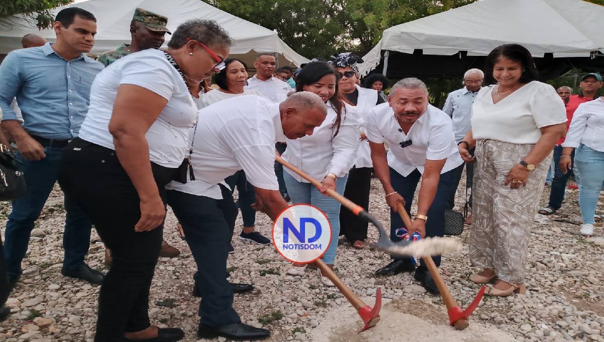 Dejan iniciados trabajos de construcción parque en el Cerro, Jimaní
