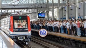Abinader inaugura la ampliación del Metro de Santo Domingo