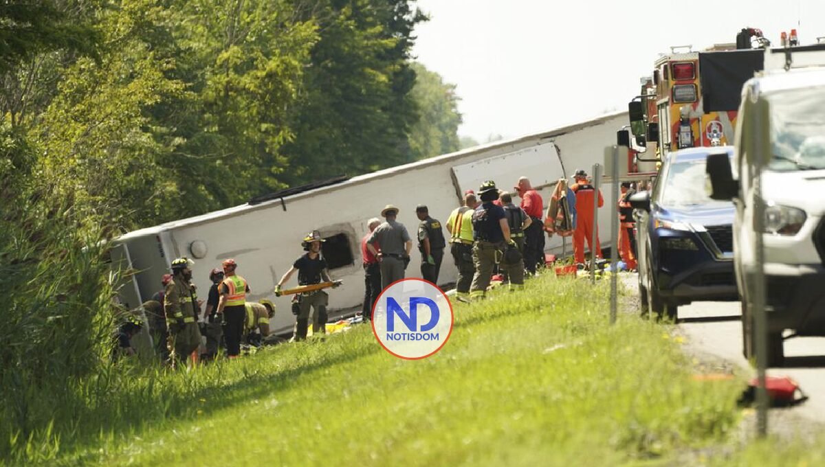 Tragedia en Nueva York: cinco muertos tras vuelco de un autobús turístico
