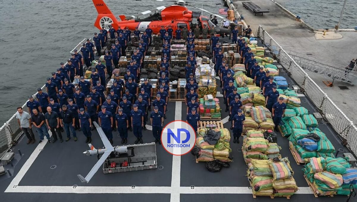 Histórico! EE.UU. decomisa más de 76,000 libras de drogas en costas cercanas a RD, Haití y México