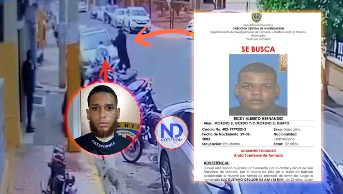 Policía activa búsqueda de «Moreno el Guapo», acusado de matar testigo frente a tribunal en SFM