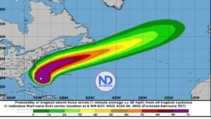 EEUU advierte de peligro en la costa este debido huracán Erin